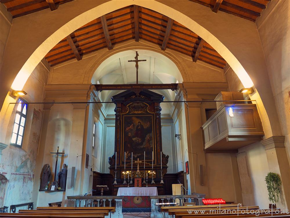 Vimercate (Monza e Brianza, Italy) - Interior of the Oratory of Sant'Antonio